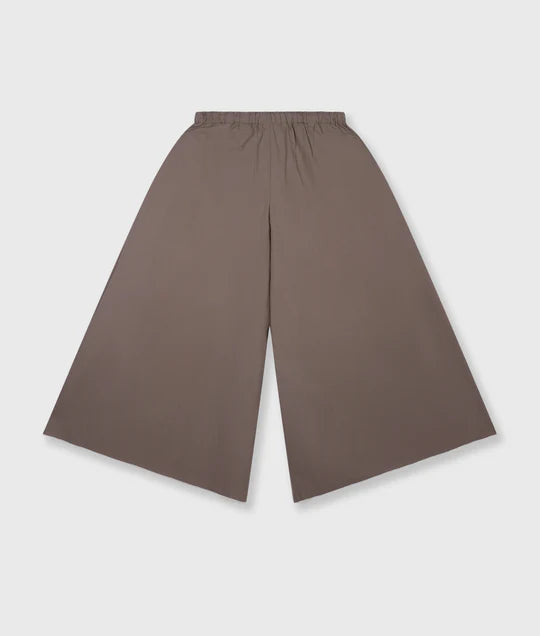 PANTALONES anchos de popelina