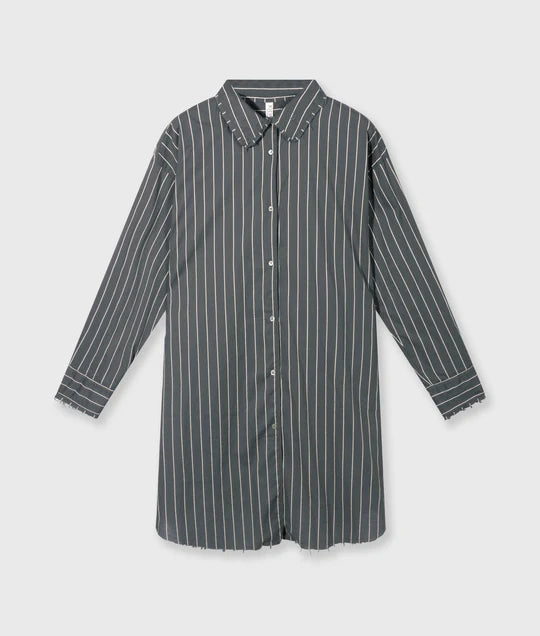 BLUSA de voile a rayas