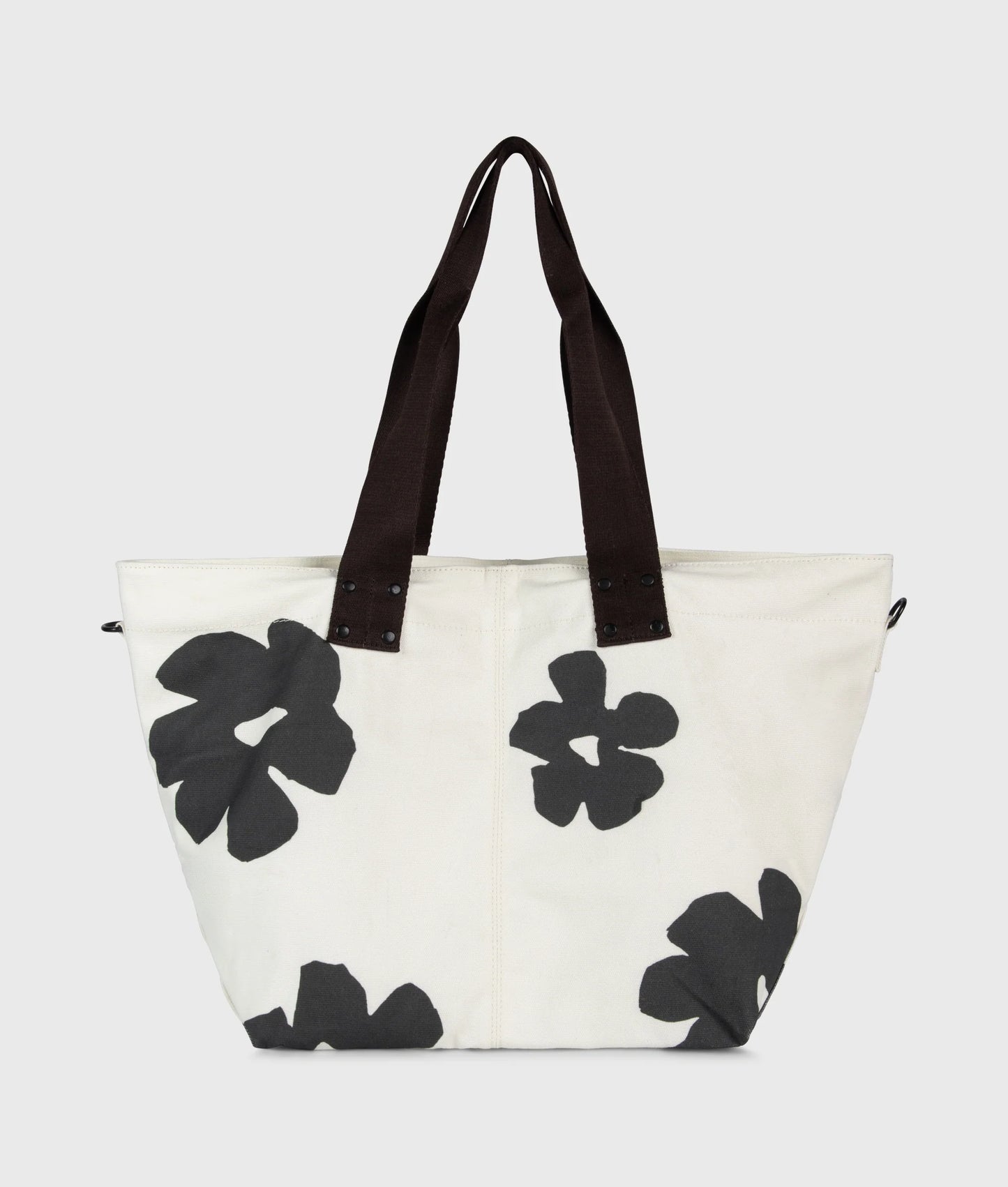 BOLSA DE LONA con flores