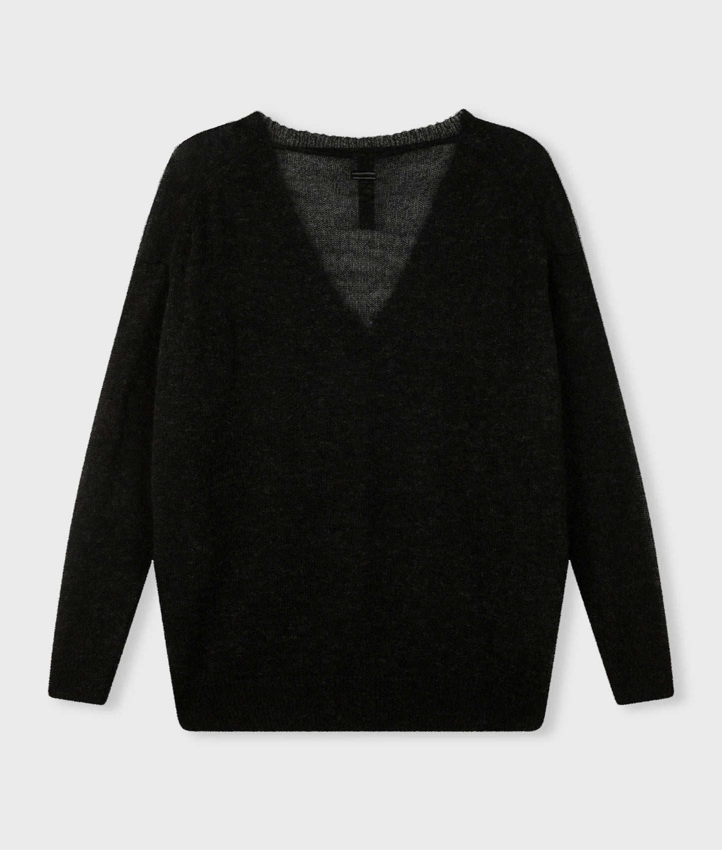 SUÉTER DE PUNTO cuello de pico negro