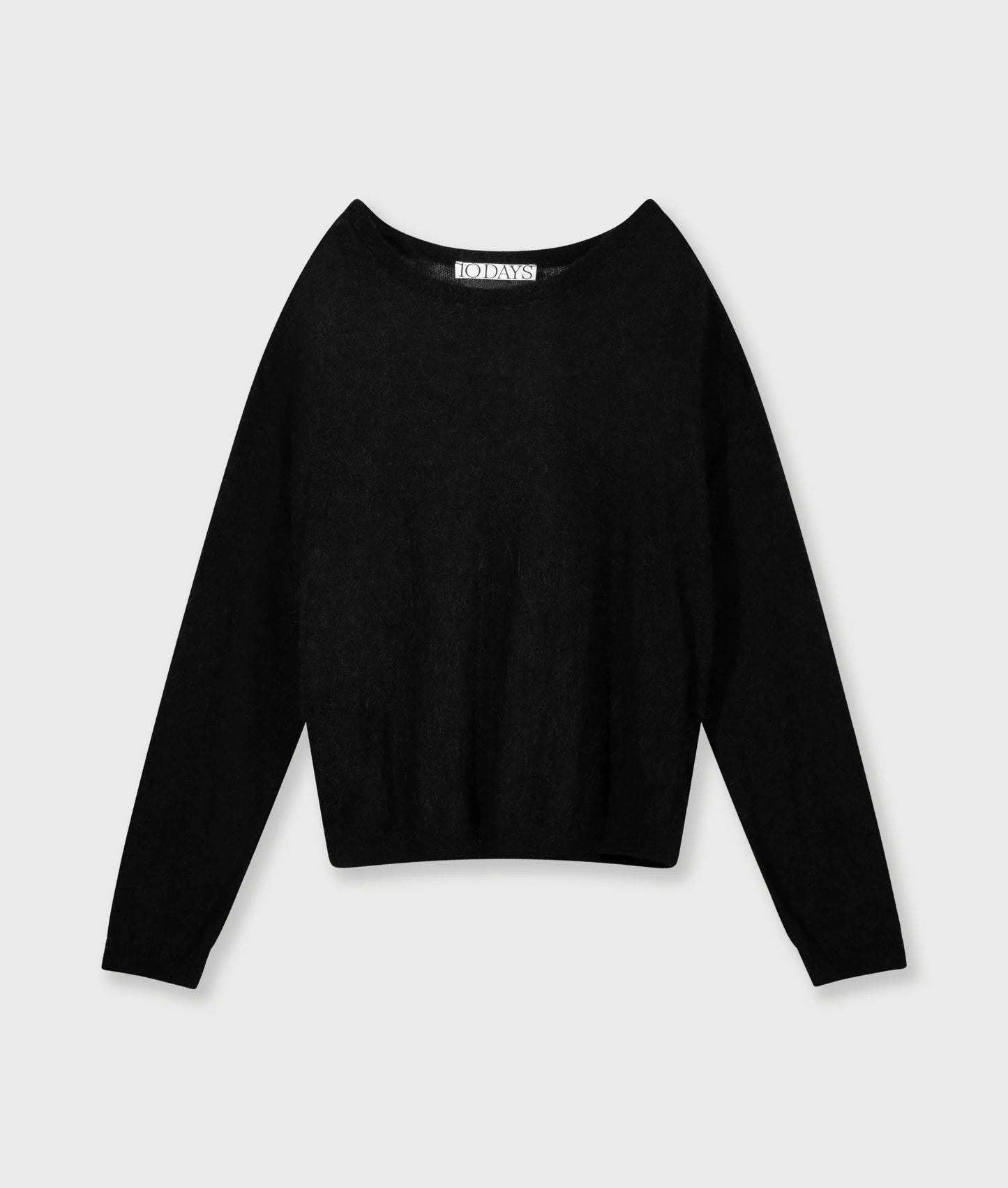 SUÉTER DE PUNTO cuello redondo negro