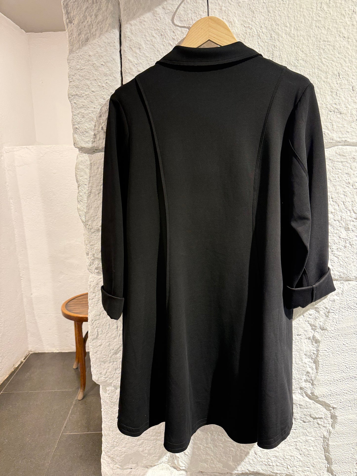Chaqueta punto milano negro