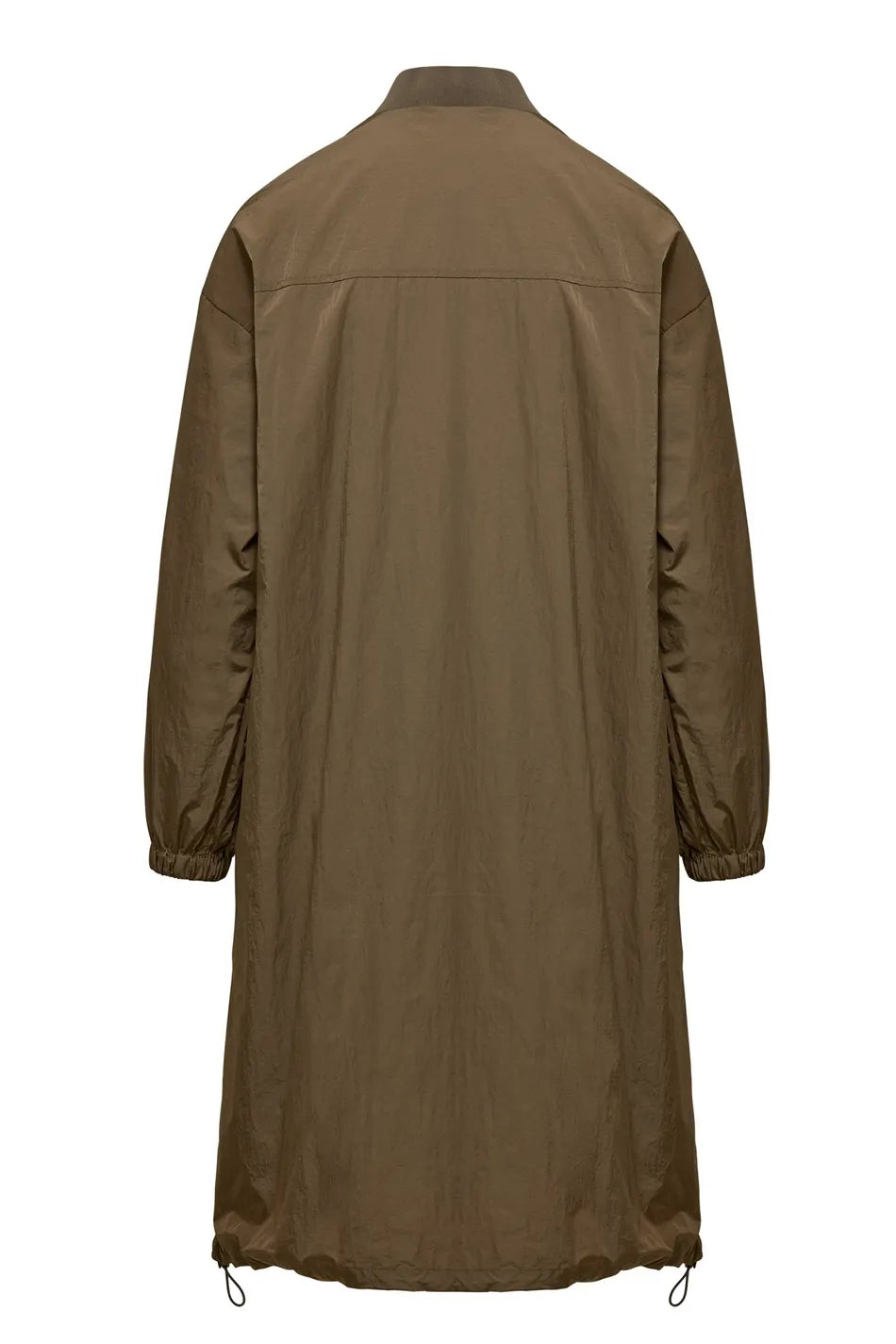 OVERSIZE NYLON BOMBER Mud