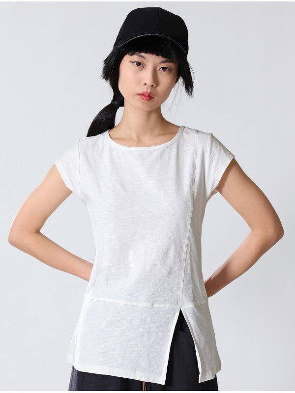 CAMISETA DE ALGODÓN blanco