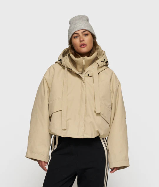 PARKA BOMBER pure sand