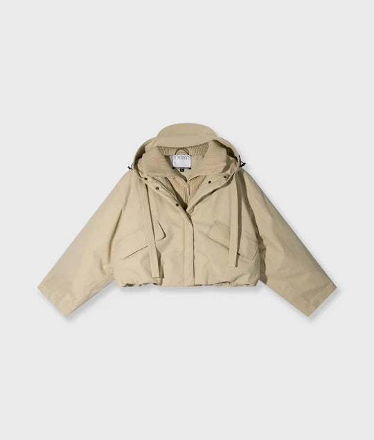 PARKA BOMBER pure sand