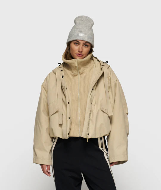 PARKA BOMBER pure sand