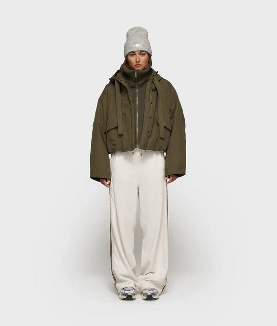 PARKA BOMBER dark olive