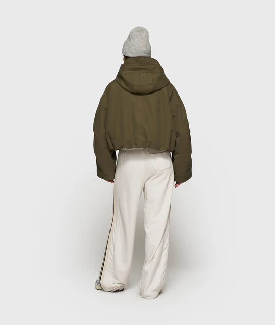 PARKA BOMBER dark olive