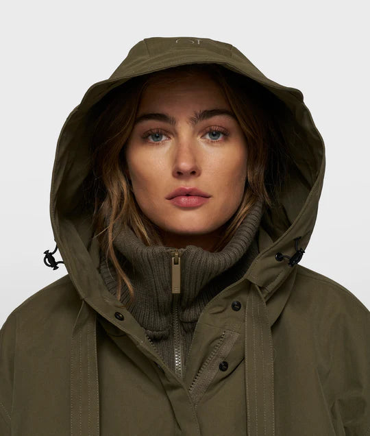 PARKA BOMBER dark olive
