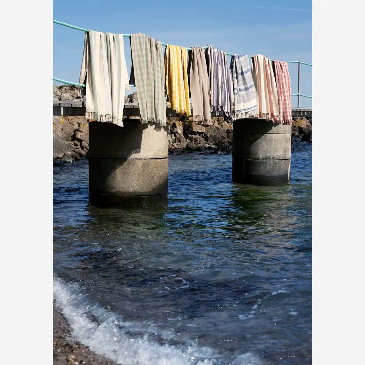 Mantel de algodón reciclado