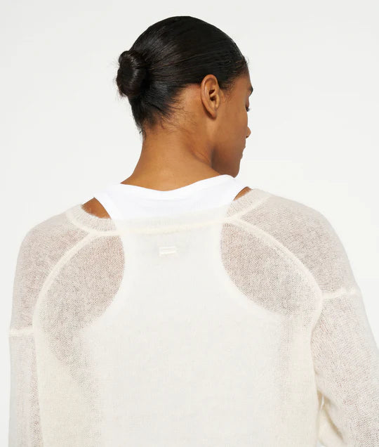 SUÉTER de punto, cuello de pico