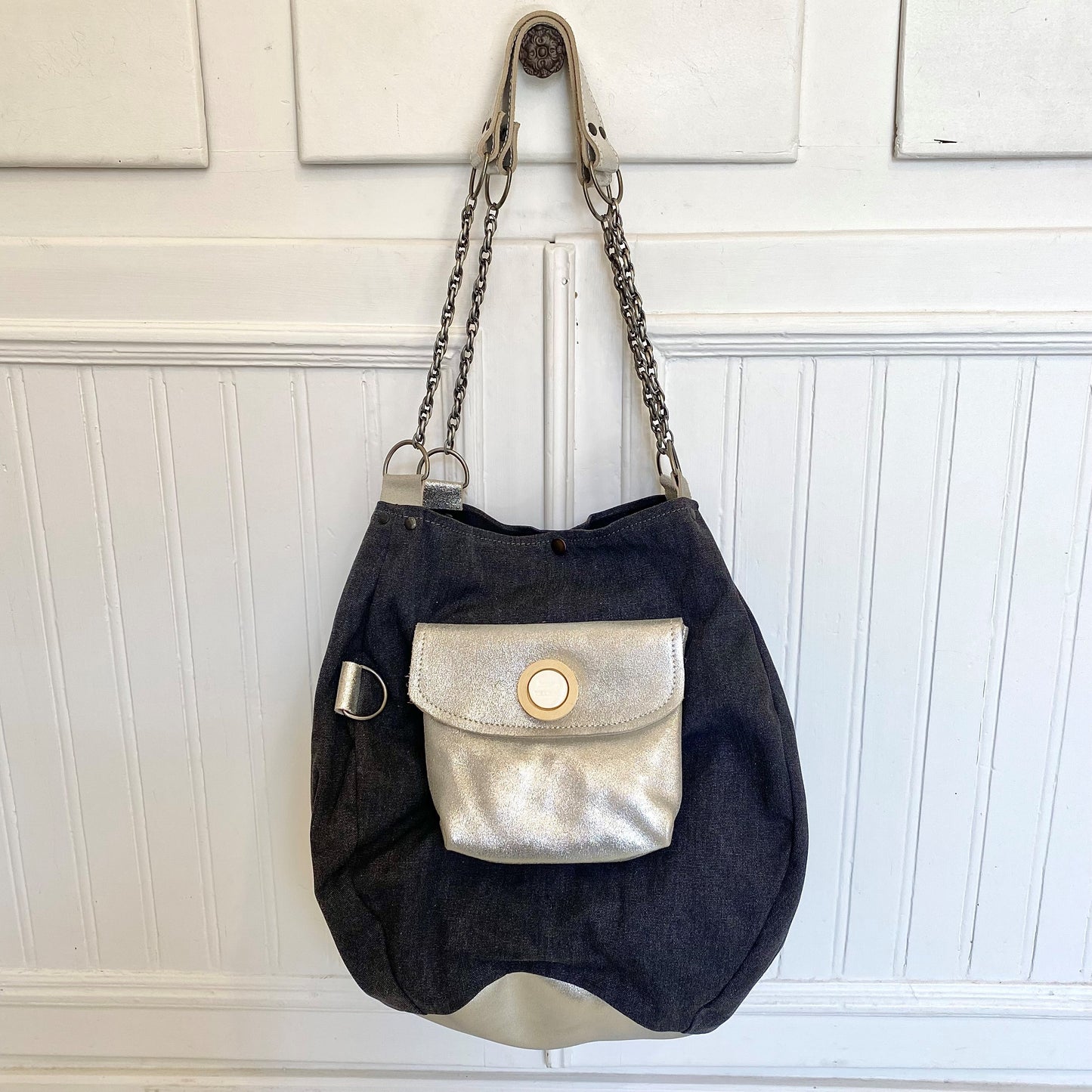 SAC BARCINO GRANDE Black/Plata
