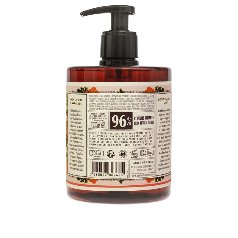 JABÓN LÍQUIDO DE MARSELLA GERANIO