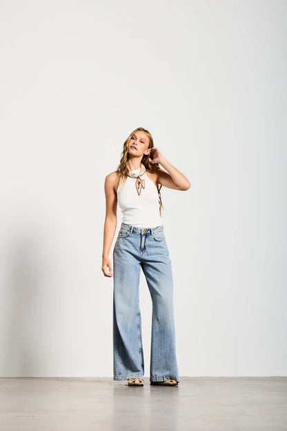 DENIM PALAZZO