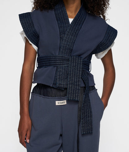 CHALECO KIMONO ACOLCHADO