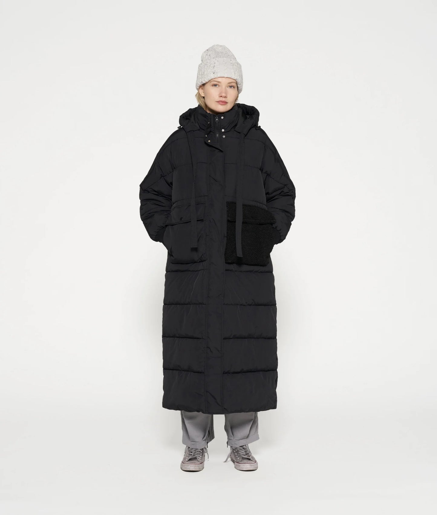 CHAQUETA ACOLCHADA LARGA