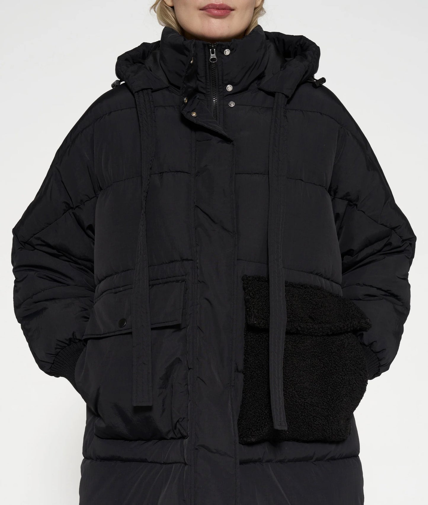 CHAQUETA ACOLCHADA LARGA