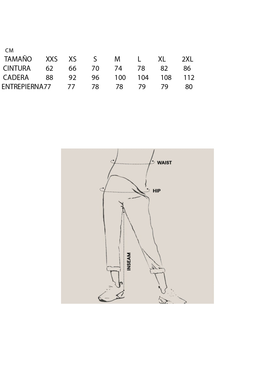 PANTALONES DE SARGA negro