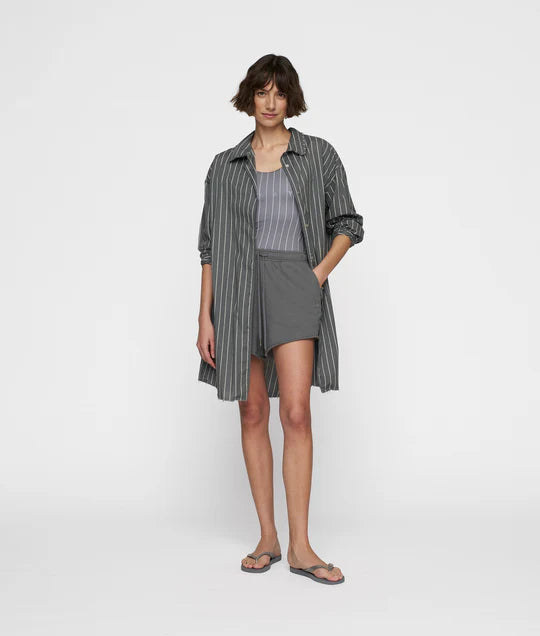 BLUSA de voile a rayas