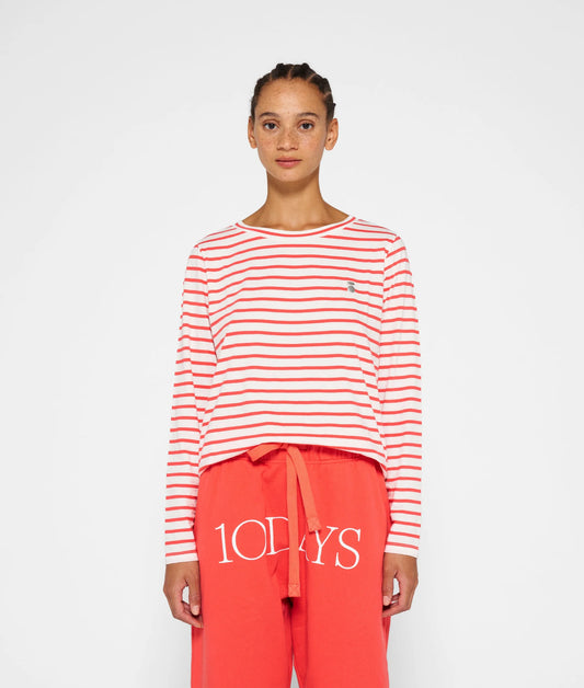 CAMISETA DE MANGA LARGA A RAYAS