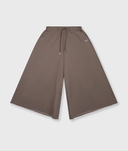 PANTALONES anchos de popelina