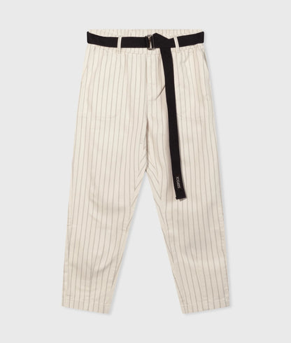 PANTALONES CON CINTURON a rayas
