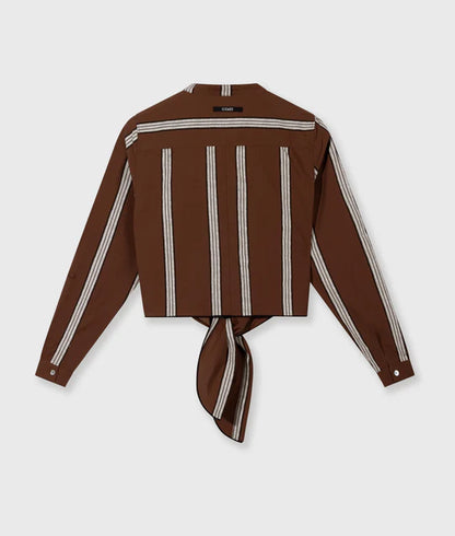 BLUSA corta con nudo