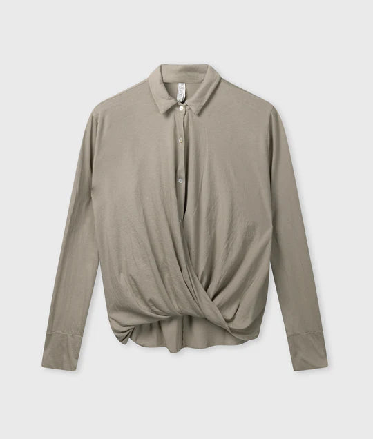 BLUSA cruzada fog
