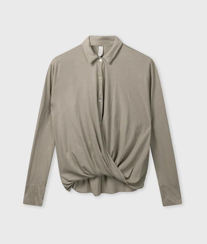 BLUSA cruzada fog