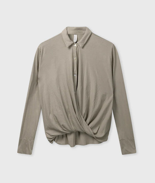 BLUSA cruzada fog