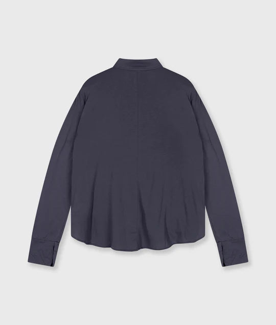 BLUSA cruzada steel blue
