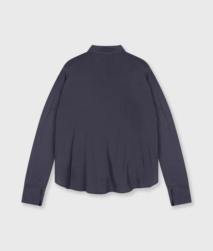 BLUSA cruzada steel blue
