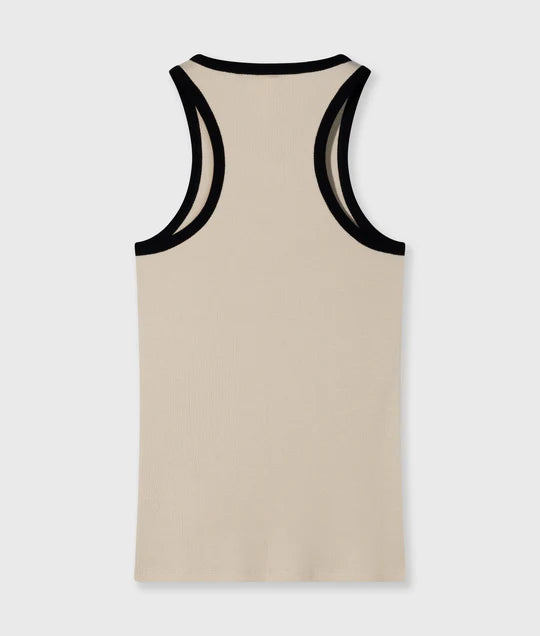 CAMISETA sin mangas con contraste