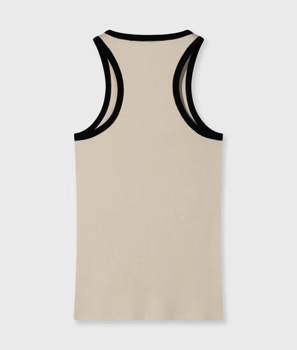 CAMISETA sin mangas con contraste