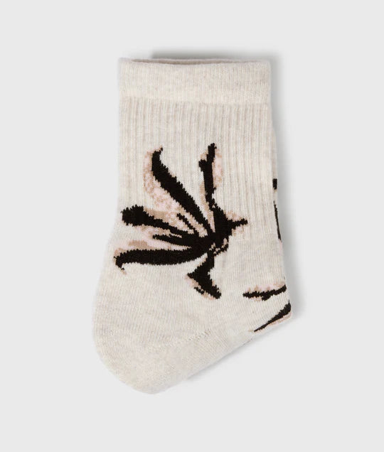 CALCETINES estampados con flores