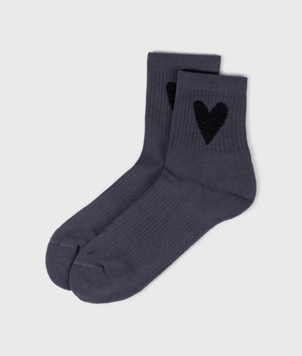 CALCETINES corazón steel blue