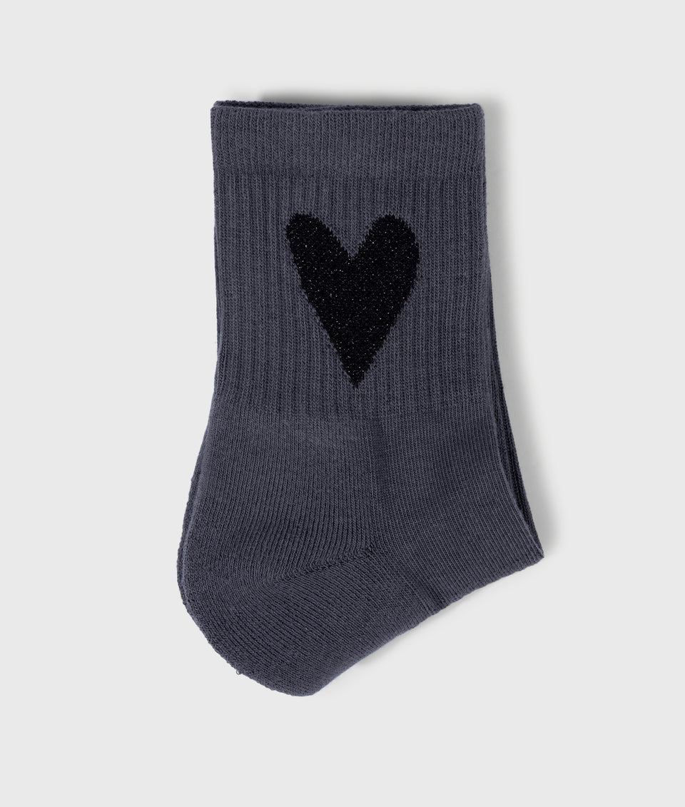 CALCETINES corazón steel blue
