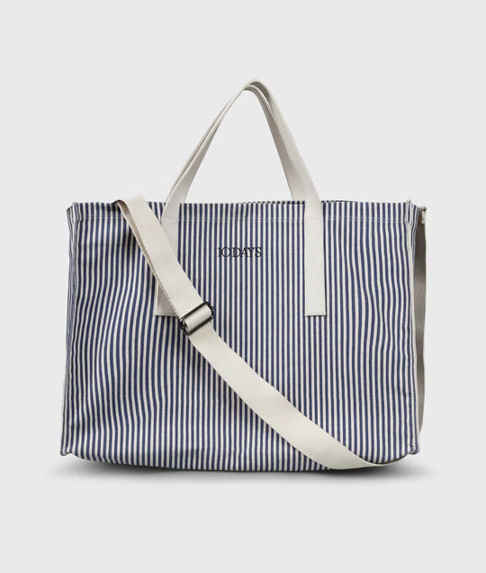 BOLSO SHOPPER a rayas