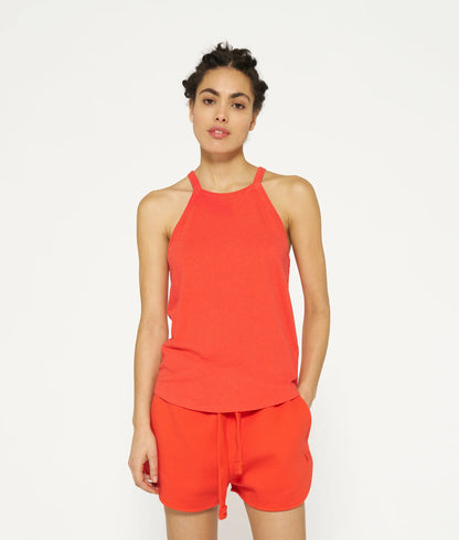 TOP LINO/ALGODÓN red