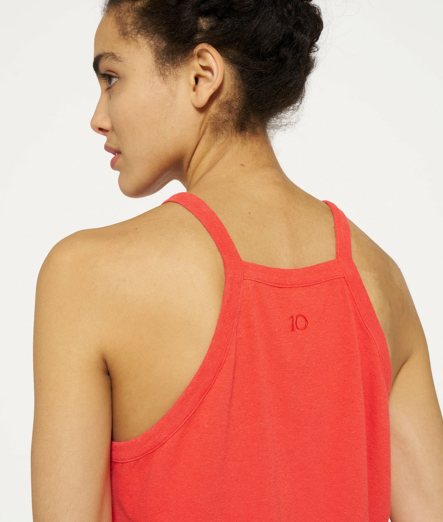 TOP LINO/ALGODÓN red
