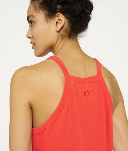 TOP LINO/ALGODÓN red
