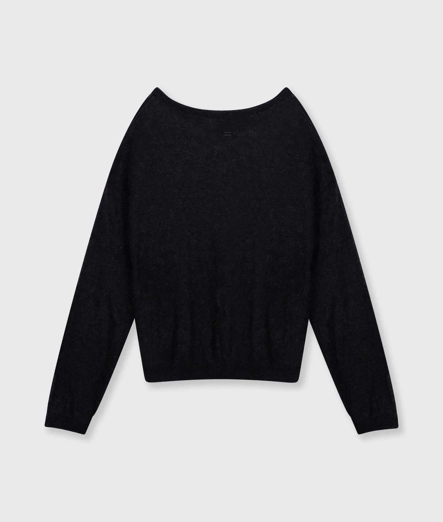 SUÉTER DE PUNTO cuello redondo negro