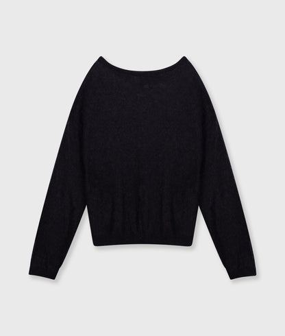 SUÉTER DE PUNTO cuello redondo negro