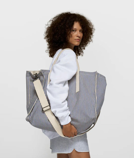 BOLSO SHOPPER a rayas