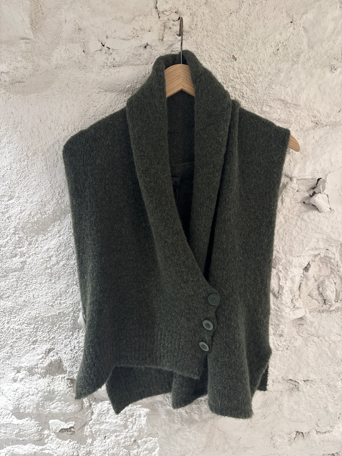 CHALECO cruzado clover green