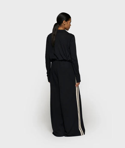 BLUSA cruzada black