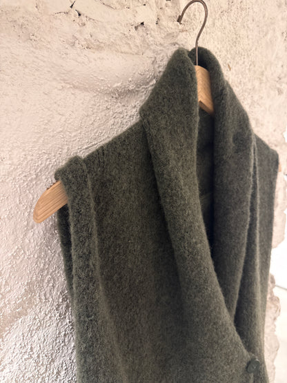 CHALECO cruzado clover green