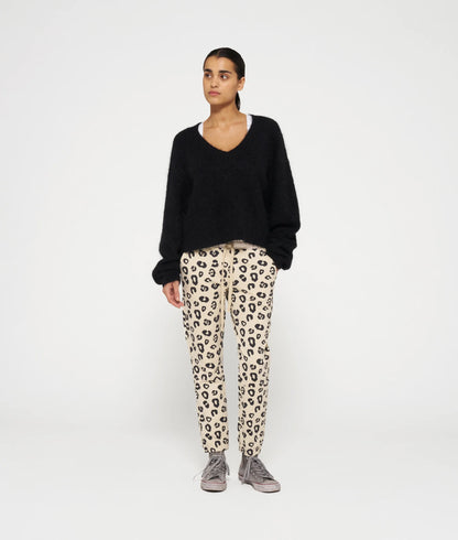 JOGGERS DE LEOPARDO gris