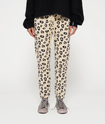 JOGGERS DE LEOPARDO gris